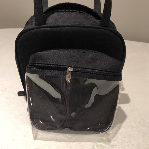 Talbots Vintage Cosmetic Black Bag - Picture 9 of 11